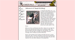 Desktop Screenshot of lilrascalspetsitting.com